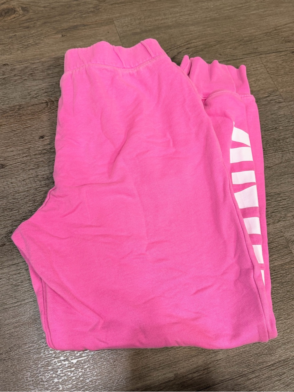 PINK Victoria's Secret Girls Hot Pink Logo Sweatpants